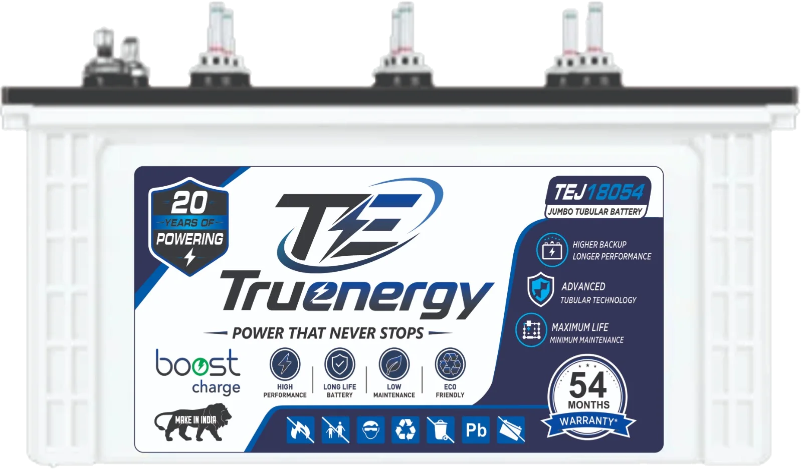 Truenergy TEJ18054 180Ah Jumbo Tubular battery